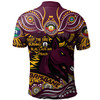 Brisbane Broncos Polo Shirt Celebrating Naidoc Week 2024 Aboriginal Dot Art Inspired