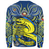 Parramatta Eels Sweatshirt Celebrating Naidoc Week 2024 Aboriginal Dot Art Inspired