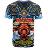 North Queensland Cowboys T-Shirt Celebrating Naidoc Week 2024 Aboriginal Dot Art Inspired