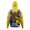 Parramatta Eels Hoodie Aboriginal Inspired Naidoc Symbol Pattern