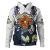 North Queensland Cowboys Hoodie Aboriginal Inspired Naidoc Symbol Pattern