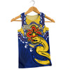 Parramatta Eels Men Singlet Aboriginal Inspired Naidoc Symbol Pattern