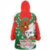 South Sydney Rabbitohs Snug Hoodie Aboriginal Inspired Naidoc Symbol Pattern