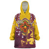 Brisbane Broncos Snug Hoodie Aboriginal Inspired Naidoc Symbol Pattern