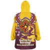 Brisbane Broncos Snug Hoodie Aboriginal Inspired Naidoc Symbol Pattern