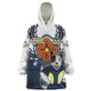 North Queensland Cowboys Snug Hoodie Aboriginal Inspired Naidoc Symbol Pattern