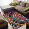 Australia Aboriginal Inspired Area Rug -  Connection Dot Art Painting Rug