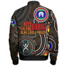 Australia Bomber Jacket Naidoc Week Keep The Fire Burning Aboriginal Dot Art