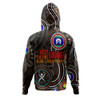 Australia Hoodie Naidoc Week Keep The Fire Burning Aboriginal Dot Art