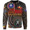 Australia Sweatshirt Naidoc Week Keep The Fire Burning Aboriginal Dot Art