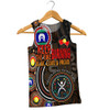 Australia Men Singlet Naidoc Week Keep The Fire Burning Aboriginal Dot Art