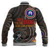 Australia Baseball Jacket Naidoc Week Keep The Fire Burning Aboriginal Dot Art