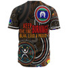 Australia Baseball Shirt Naidoc Week Keep The Fire Burning Aboriginal Dot Art