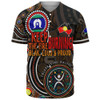 Australia Baseball Shirt Naidoc Week Keep The Fire Burning Aboriginal Dot Art