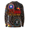 Australia Long Sleeve T-shirt Naidoc Week Keep The Fire Burning Aboriginal Dot Art