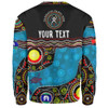 Australia Sweatshirt Custom Naidoc Week Culture Art With River And Tortoise Aboriginal