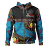 Australia Hoodie Custom Naidoc Week Culture Art With River And Tortoise Aboriginal