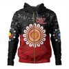 Australia Hoodie Aboriginal Inspired Naidoc Half Concept