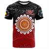 Australia T-Shirt Aboriginal Inspired Naidoc Half Concept