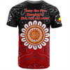 Australia T-Shirt Aboriginal Inspired Naidoc Half Concept