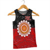 Australia Men Singlet Aboriginal Inspired Naidoc Half Concept