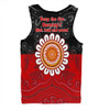 Australia Men Singlet Aboriginal Inspired Naidoc Half Concept