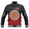 Australia Baseball Jacket Aboriginal Inspired Naidoc Half Concept