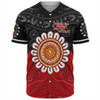 Australia Baseball Shirt Aboriginal Inspired Naidoc Half Concept