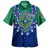 Australia Hawaiian Shirt Torres Strait Aboriginal Inspired Naidoc Symbol Pattern