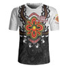 Australia Rugby Jersey Aboriginal Inspired Naidoc Symbol Pattern White