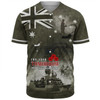 Australia Baseball Shirt Anzac Day Lest We Forget For Your Tomorrow They Gave Their Today