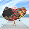 Australia Beach Blanket Aboriginal Indigenous Dot Painting