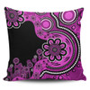 Australia Pillow Cases Aboriginal Indigenous Dot Painting Pink