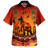 Australia Hawaiian Shirt Aboriginal Indigenous Kangaroo With Dot Painting Pattern