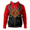 Australia Hoodie Aboriginal Inspired Symbol Pattern