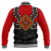 Australia Baseball Jacket Aboriginal Inspired Symbol Pattern