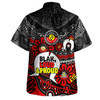 Australia Hawaiian Shirt Naidoc Week Torres Strait Symbol With Aboriginal Pattern Inspired Black