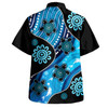 Australia Hawaiian Shirt Aboriginal Inspired Dreamtime River And Turtles Dot Art Painting