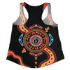 Australia Women Racerback Singlet Aboriginal Inspired Meeting Place Style Of Dot Painting