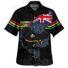 Penrith Panthers Hawaiian Shirt Custom For Die Hard Fan Australia Flag Scratch Style