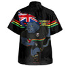 Penrith Panthers Hawaiian Shirt Custom For Die Hard Fan Australia Flag Scratch Style