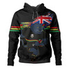 Penrith Panthers Hoodie Custom For Die Hard Fan Australia Flag Scratch Style