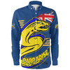 Parramatta Eels Long Sleeve Shirt Custom For Die Hard Fan Australia Flag Scratch Style