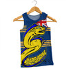 Parramatta Eels Men Singlet Custom For Die Hard Fan Australia Flag Scratch Style