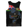 Penrith Panthers Men Singlet Custom For Die Hard Fan Australia Flag Scratch Style