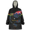 Penrith Panthers Snug Hoodie Custom For Die Hard Fan Australia Flag Scratch Style