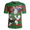 South Sydney Rabbitohs Rugby Jersey Custom For Die Hard Fan Australia Flag Scratch Style