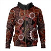 Australia Hoodie Aboriginal Inspired Lizard Dot Painting