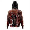 Australia Hoodie Aboriginal Inspired Lizard Dot Painting