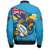 Gold Coast Titans Bomber Jacket Custom For Die Hard Fan Australia Flag Scratch Style